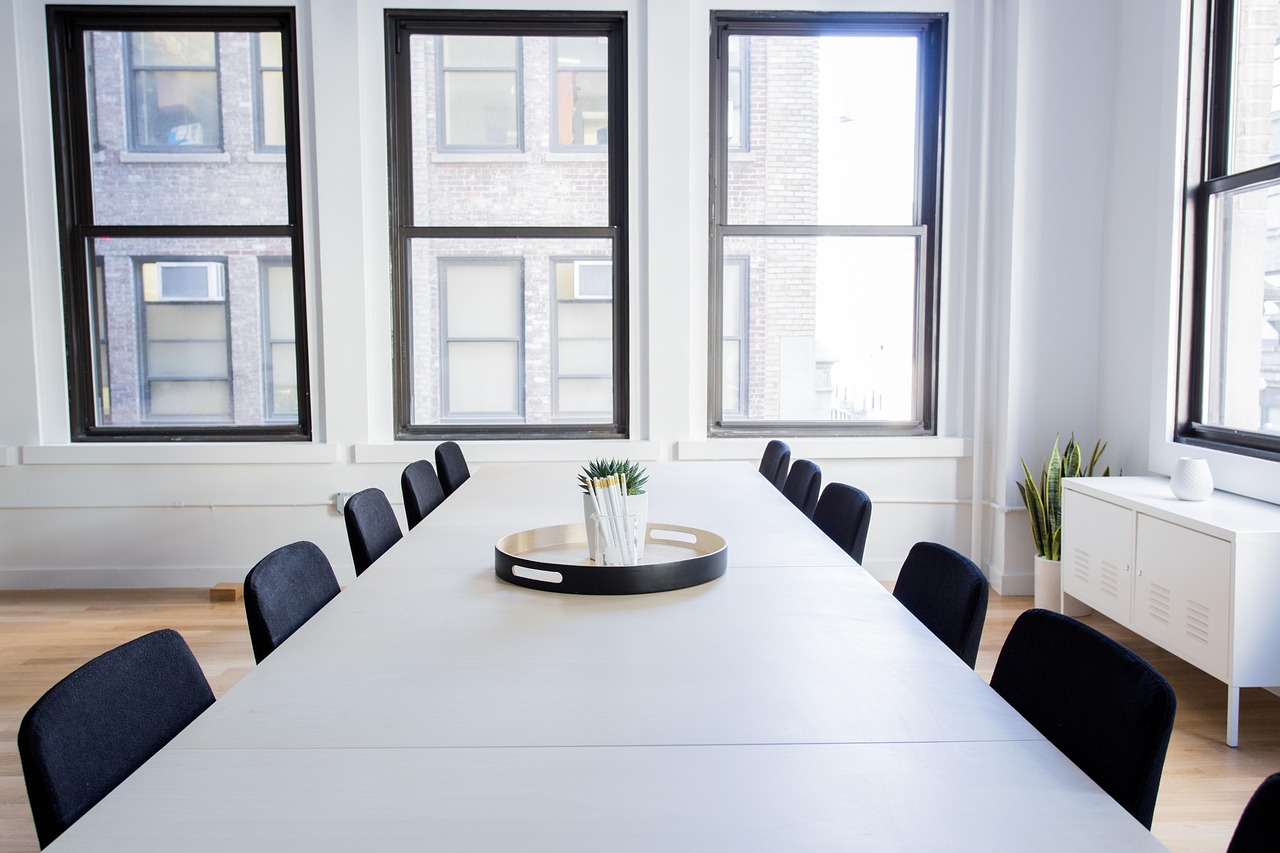 Professional conference setting